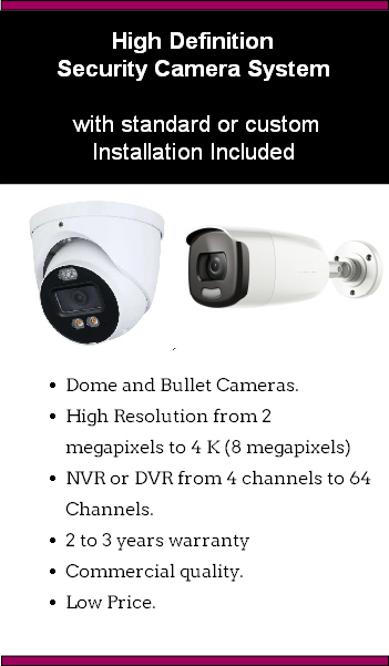 Eye ball 2 way audio camera with deterrence